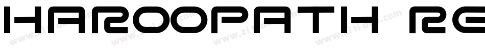Haroopath Regular字体转换